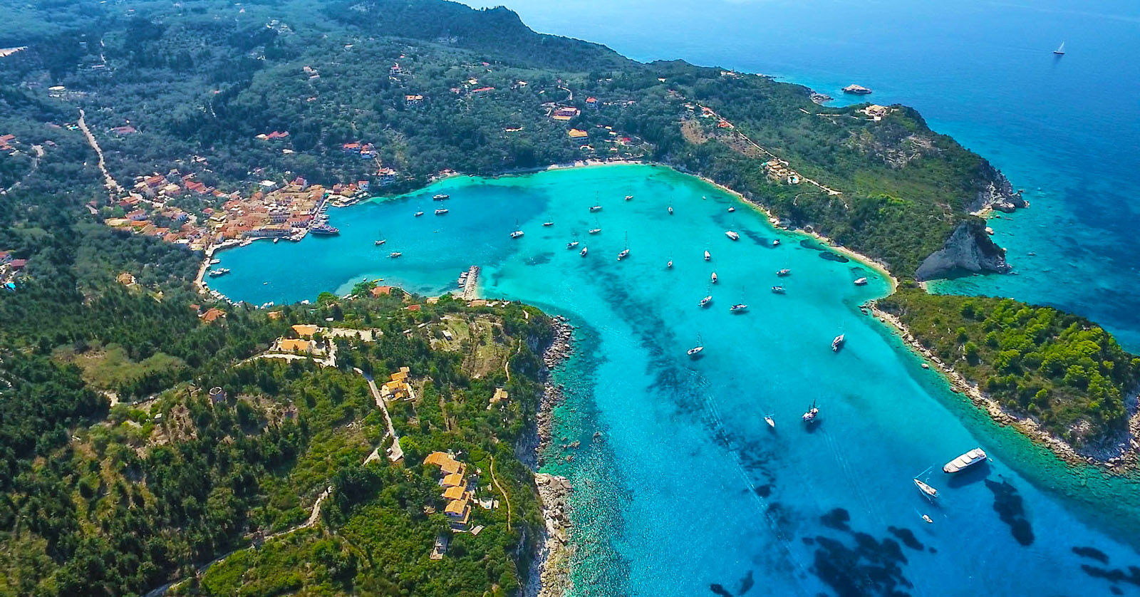 Boat trip to Paxos Lakka